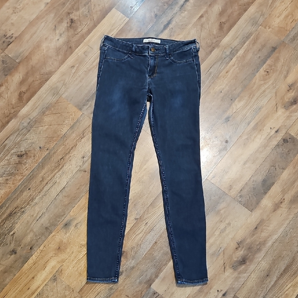 👖Hollister Women's Dark Blue Skinny Jeans